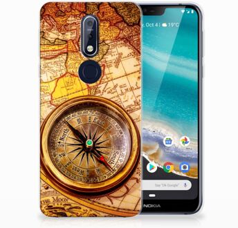 B2Ctelecom Nokia 7.1 TPU Hoesje Design Kompas