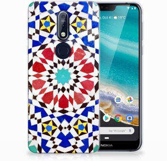 B2Ctelecom Nokia 7.1 TPU Hoesje Design Mozaïek