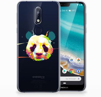 B2Ctelecom Nokia 7.1 TPU Hoesje Design Panda Color