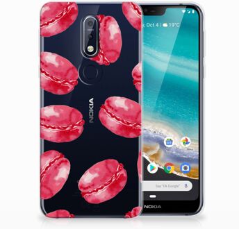 B2Ctelecom Nokia 7.1 TPU Hoesje Design Pink Macarons