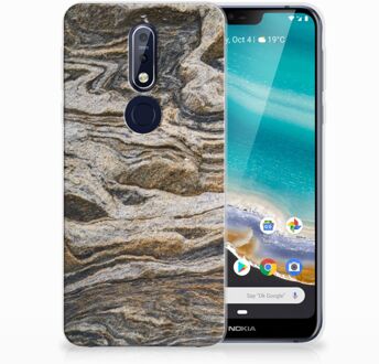 B2Ctelecom Nokia 7.1 TPU Hoesje Design Steen