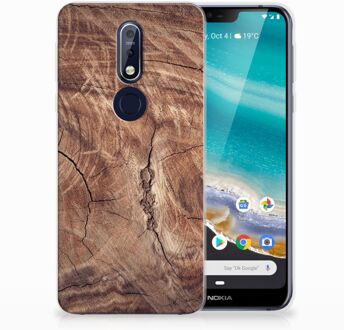 B2Ctelecom Nokia 7.1 TPU Hoesje Design Tree Trunk