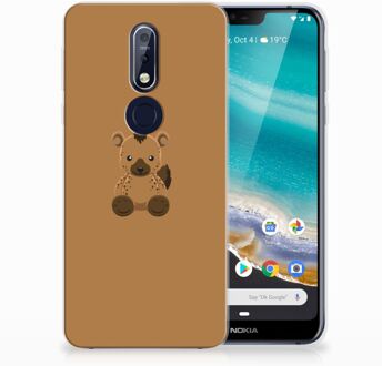 B2Ctelecom Nokia 7.1 Uniek TPU Hoesje Baby Hyena