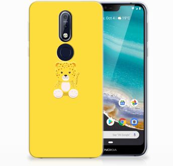 B2Ctelecom Nokia 7.1 Uniek TPU Hoesje Baby Lepperd