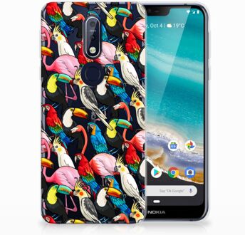 B2Ctelecom Nokia 7.1 Uniek TPU Hoesje Birds