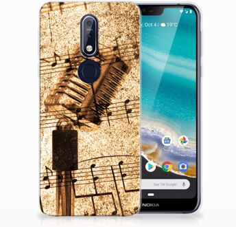 B2Ctelecom Nokia 7.1 Uniek TPU Hoesje Bladmuziek