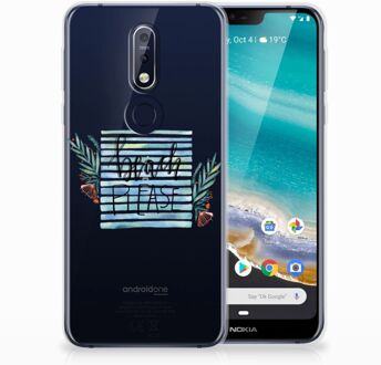 B2Ctelecom Nokia 7.1 Uniek TPU Hoesje Boho Beach