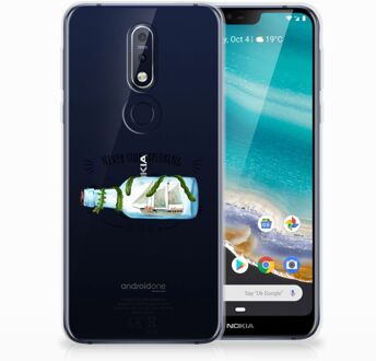 B2Ctelecom Nokia 7.1 Uniek TPU Hoesje Boho Bottle