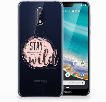 B2Ctelecom Nokia 7.1 Uniek TPU Hoesje Boho Stay Wild