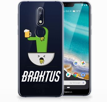 B2Ctelecom Nokia 7.1 Uniek TPU Hoesje Braktus