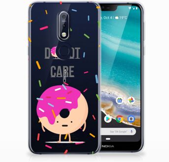 B2Ctelecom Nokia 7.1 Uniek TPU Hoesje Donut