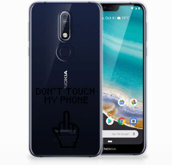 B2Ctelecom Nokia 7.1 Uniek TPU Hoesje Finger DTMP