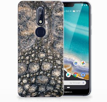 B2Ctelecom Nokia 7.1 Uniek TPU Hoesje Krokodillenprint