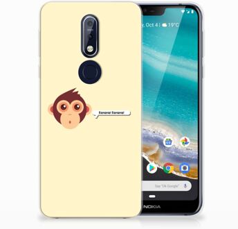 B2Ctelecom Nokia 7.1 Uniek TPU Hoesje Monkey