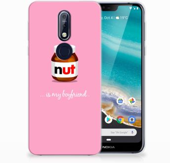 B2Ctelecom Nokia 7.1 Uniek TPU Hoesje Nut Boyfriend