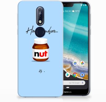 B2Ctelecom Nokia 7.1 Uniek TPU Hoesje Nut Home