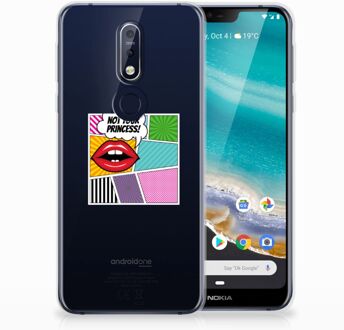 B2Ctelecom Nokia 7.1 Uniek TPU Hoesje Popart Princess