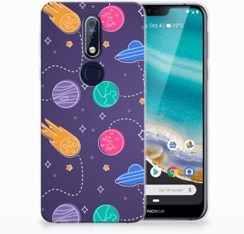 B2Ctelecom Nokia 7.1 Uniek TPU Hoesje Space