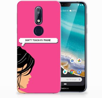 B2Ctelecom Nokia 7.1 Uniek TPU Hoesje Woman DTMP