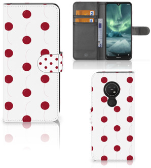 B2Ctelecom Nokia 7.2 | Nokia 6.2 Book Cover Cherries