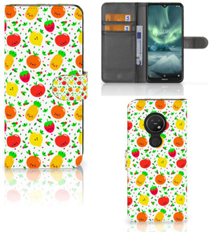 B2Ctelecom Nokia 7.2 | Nokia 6.2 Book Cover Fruits