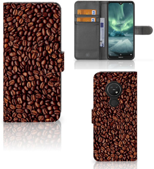 B2Ctelecom Nokia 7.2 | Nokia 6.2 Book Cover Koffiebonen