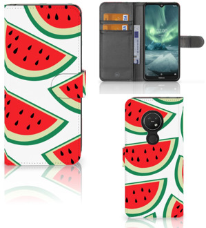 B2Ctelecom Nokia 7.2 | Nokia 6.2 Book Cover Watermelons