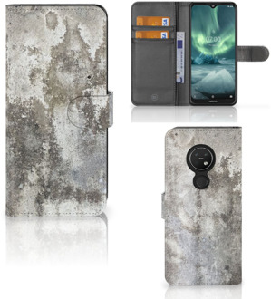 B2Ctelecom Nokia 7.2 | Nokia 6.2 Bookcase Beton Print