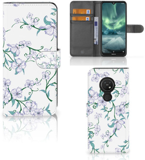 B2Ctelecom Nokia 7.2 | Nokia 6.2 Hoesje Blossom White