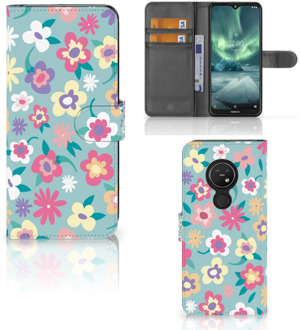 B2Ctelecom Nokia 7.2 | Nokia 6.2 Hoesje Flower Power