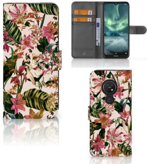 B2Ctelecom Nokia 7.2 | Nokia 6.2 Hoesje Flowers