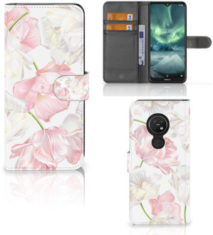 B2Ctelecom Nokia 7.2 | Nokia 6.2 Hoesje Lovely Flowers