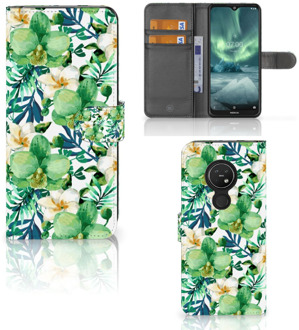 B2Ctelecom Nokia 7.2 | Nokia 6.2 Hoesje Orchidee Groen