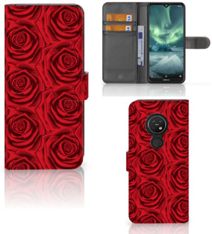 B2Ctelecom Nokia 7.2 | Nokia 6.2 Hoesje Rood Rose