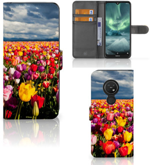 B2Ctelecom Nokia 7.2 | Nokia 6.2 Hoesje Tulpen