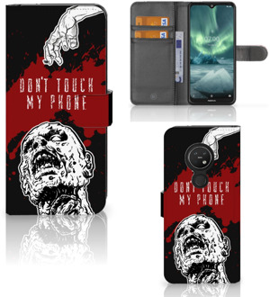 B2Ctelecom Nokia 7.2 | Nokia 6.2 Portemonnee hoesje Zombie Blood