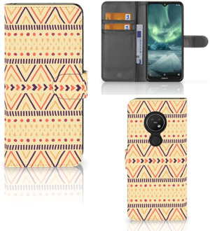 B2Ctelecom Nokia 7.2 | Nokia 6.2 Telefoon Hoesje Aztec Yellow