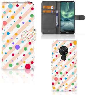 B2Ctelecom Nokia 7.2 | Nokia 6.2 Telefoon Hoesje Dots