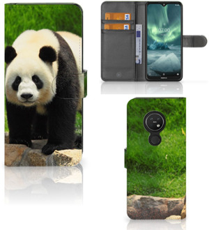 B2Ctelecom Nokia 7.2 | Nokia 6.2 Telefoonhoesje met Pasjes Panda