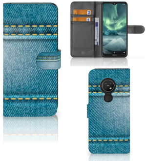 B2Ctelecom Nokia 7.2 | Nokia 6.2 Wallet Case met Pasjes Jeans