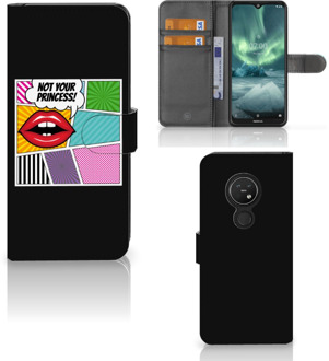 B2Ctelecom Nokia 7.2 | Nokia 6.2 Wallet Case met Pasjes Popart Princess