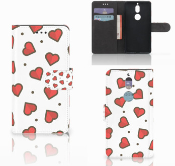 B2Ctelecom Nokia 7 Boekhoesje Design Hearts