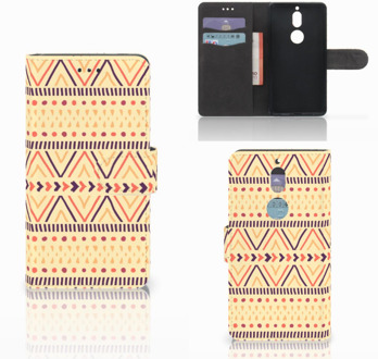 B2Ctelecom Nokia 7 Bookcase Hoesje Aztec Yellow