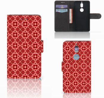 B2Ctelecom Nokia 7 Bookcase Hoesje Batik Red