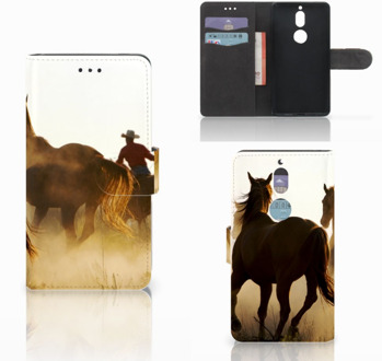 B2Ctelecom Nokia 7 Bookcase Hoesje Design Cowboy