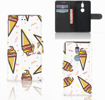 B2Ctelecom Nokia 7 Bookcase Hoesje Design Icecream