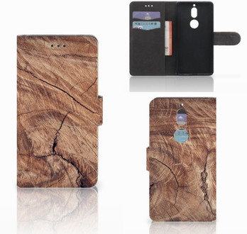 B2Ctelecom Nokia 7 Bookcase Hoesje Design Tree Trunk