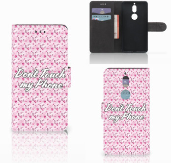 B2Ctelecom Nokia 7 Bookcase Hoesje Flowers Pink DTMP