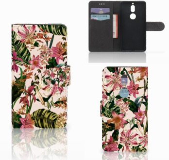 B2Ctelecom Nokia 7 Bookcase Hoesje Flowers