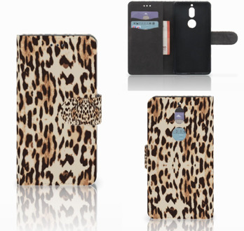 B2Ctelecom Nokia 7 Bookcase Hoesje Leopard